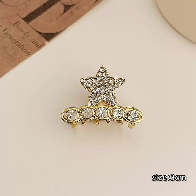 6026 estrella de cinco puntas de diamantes de imitación