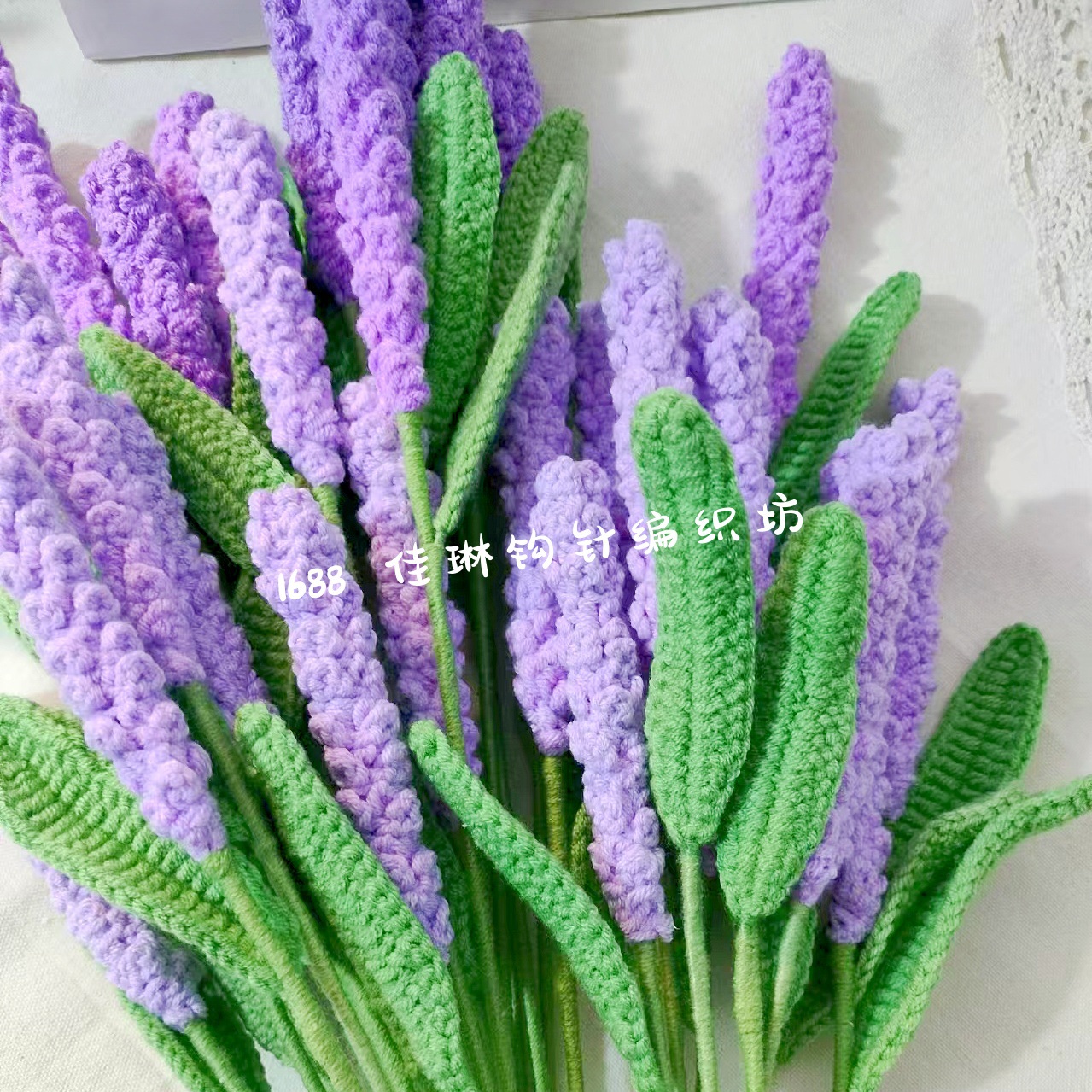 Productos acabados de lana tejida a mano flor de punto de hippopotamus imitación flor inmortal flor creativa ganchillo decoración ornamentos florales