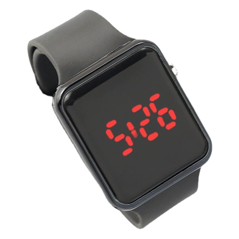 Оптовая продажа новых гальванических квадратных электронных часов для учащихся начальной и средней школы солнцезащитные очки модные спортивные светодиодные часы