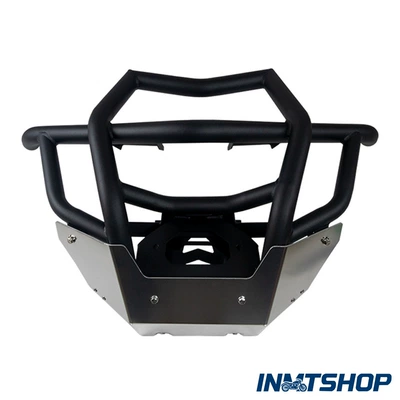 Suitable for Bombardier Can Am Maverick X3 front bumper, front guardrail, ATV modification parts (Motorcycle bumper) - black