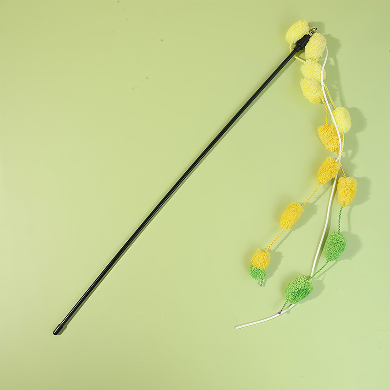 Gato divertido palo, campana, plumas de alambre de acero, juguetes para gatos, auto-hi, juguetes para gatos, artefactos mágicos para gatos, mascotas, juguetes para gatos