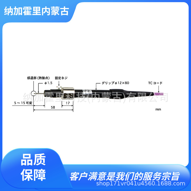 ANRITSU安立计器 针刺保护管形温度传感器 520E/K-TC1-ASP