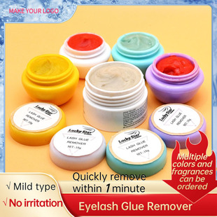 Factory Wholesale Quick Removal Cream Hami Melon Gentle Grafting Eyelash Removal Cream Strawberry Eyelash Removal Cream