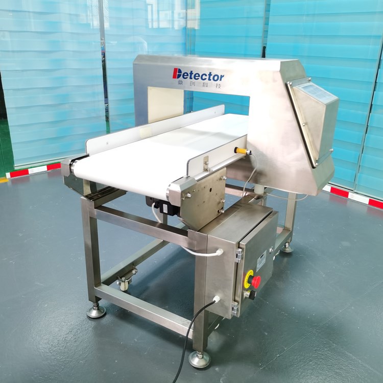 上海月饼全金属探测仪 面包糖果内金属检测 自动翻板剔除型金检仪