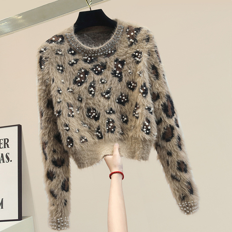 Leopard Knit Sweater 4