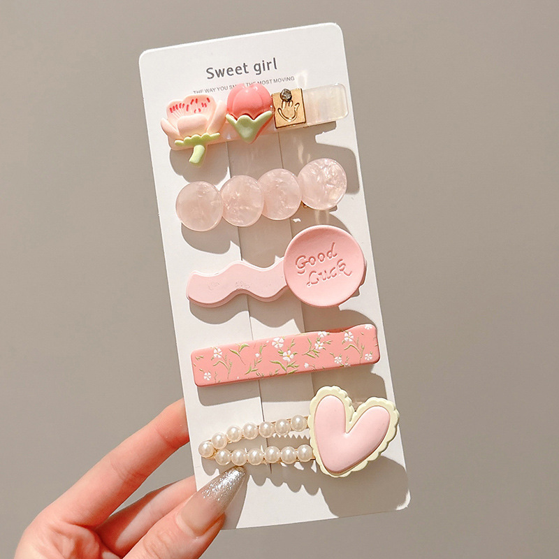 Bebé no duele el pelo del pelo fetal clip de pelo accesorios para el cabello hembra infantil clip de pelo niños horquilla accesorios pequeña princesa bebé tocado