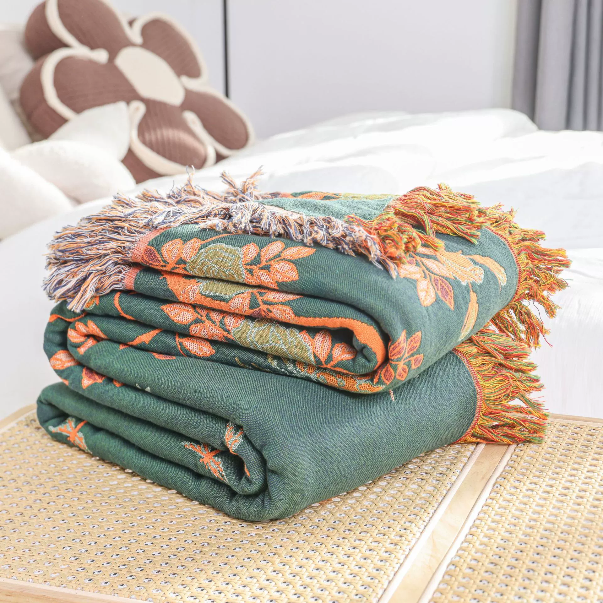 Cotton gauze towel, duvet