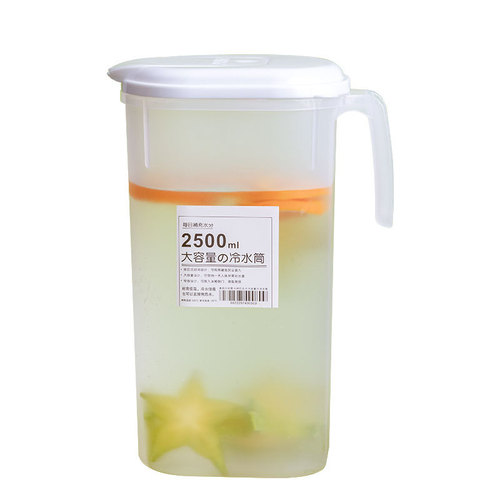 夏季批发家用冰箱大容量塑料冷水壶食品级耐高温日式简约凉水壶
