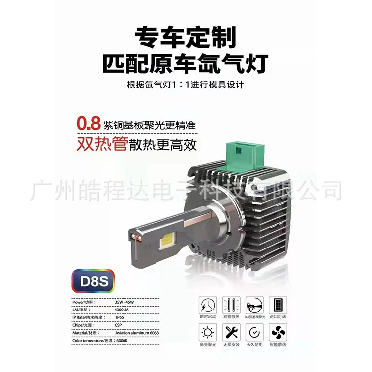 Встроенная D1S D2S D4S D5S D8S D3S Ксеноновые Светодиодные фары трансграничная Предпочтительная замена без потерь