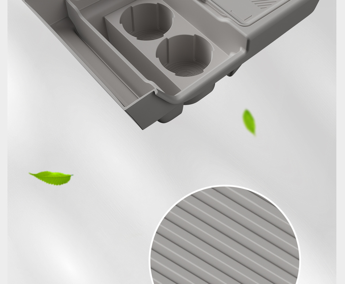 Suitable for 25 Models of Cadillac Xt5, Silicone Storage Box under the Center Console, Storage Box, Decorative Accessories