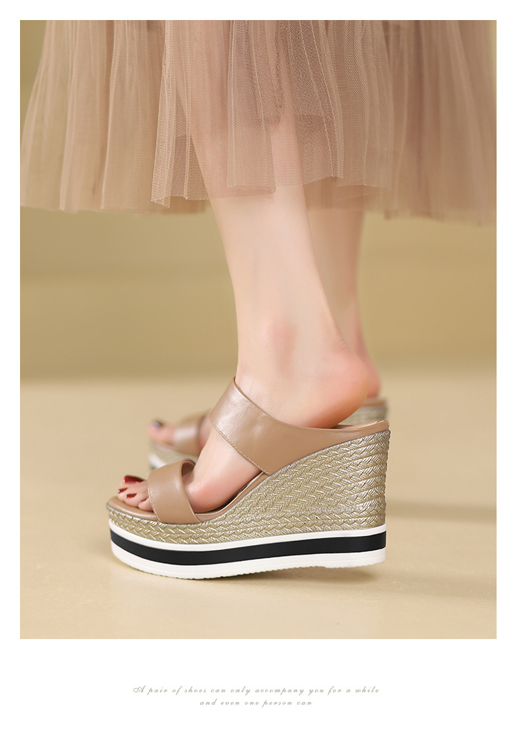 Sandal cao gót nữ đế xuồng 10 cm, hở mũi, phong cách mùa hè — đen chi tiết 9