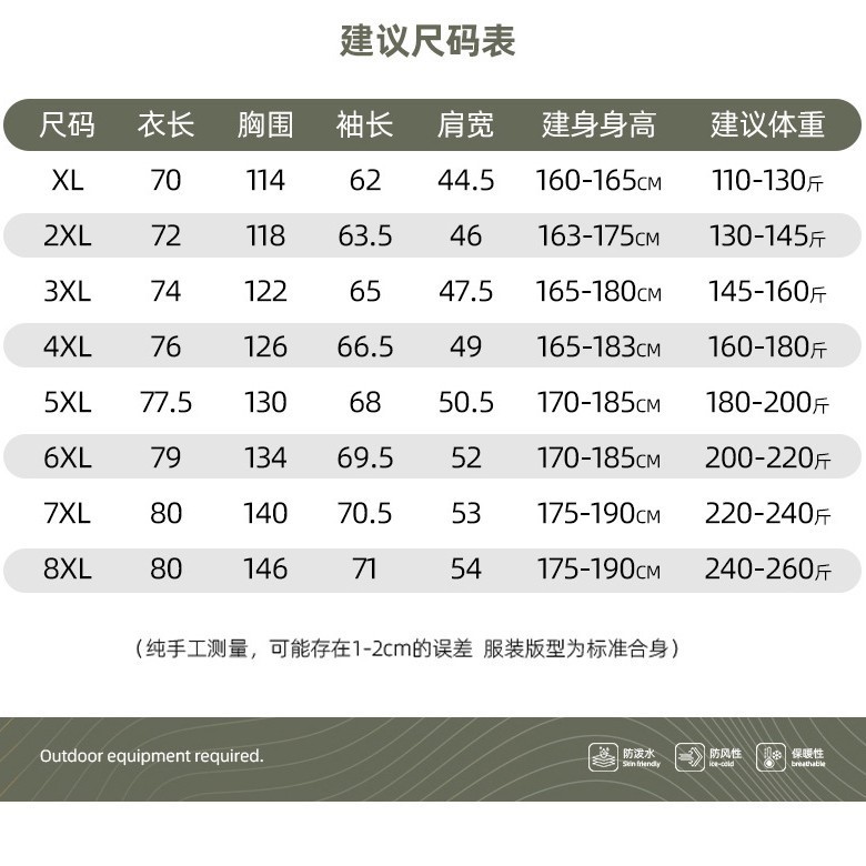 工厂直销新款冬季男大码纯色防寒连帽棉衣户外登山休闲外套|undefined