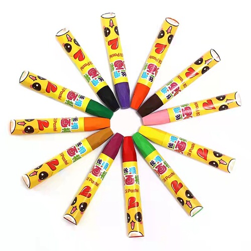 Oil pastels for students and children 12 colors 24 colors 36 colors 48 colors washable art painting coloring crayons wholesale