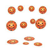 Новые наклейки на круглом этаже Хэллоуин