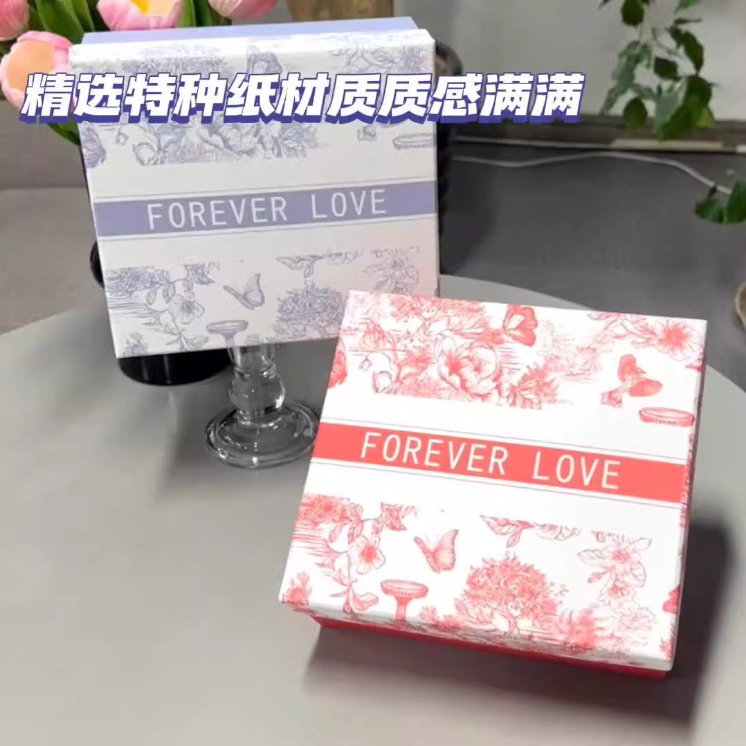 2024新款伴手礼空盒子神秘花卉复古高端轻奢礼物盒生日包装盒厂家