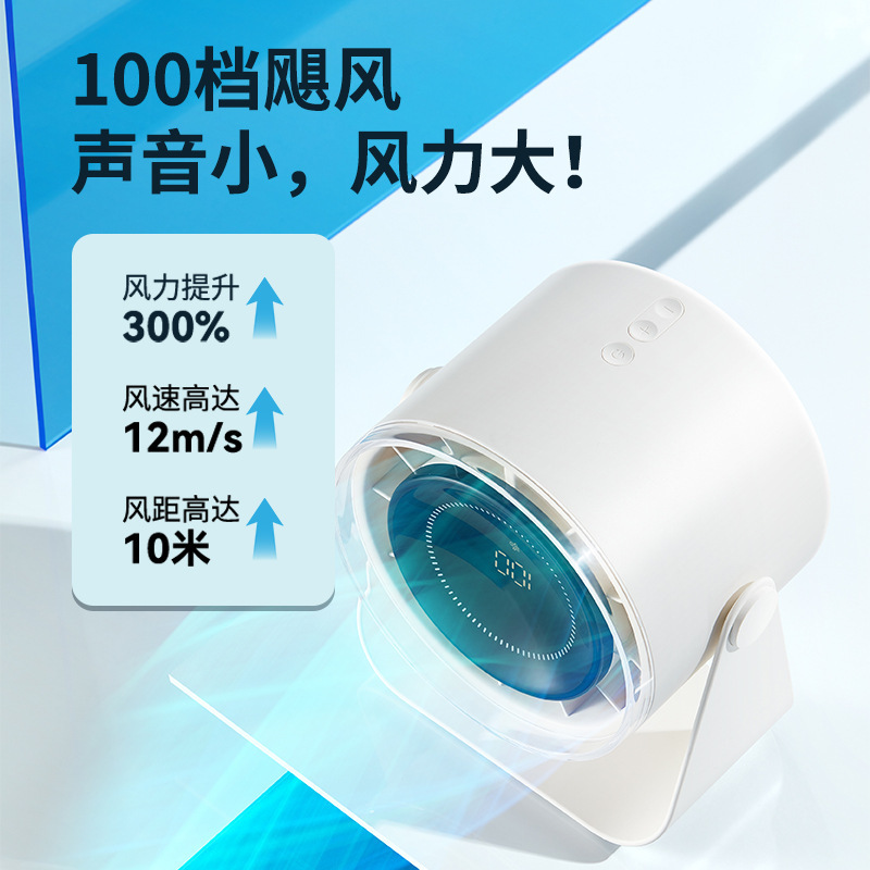 充電デスクトップ循環ファンusb扇風機ミニ小型静音充電エアコンクロスボーダー|undefined