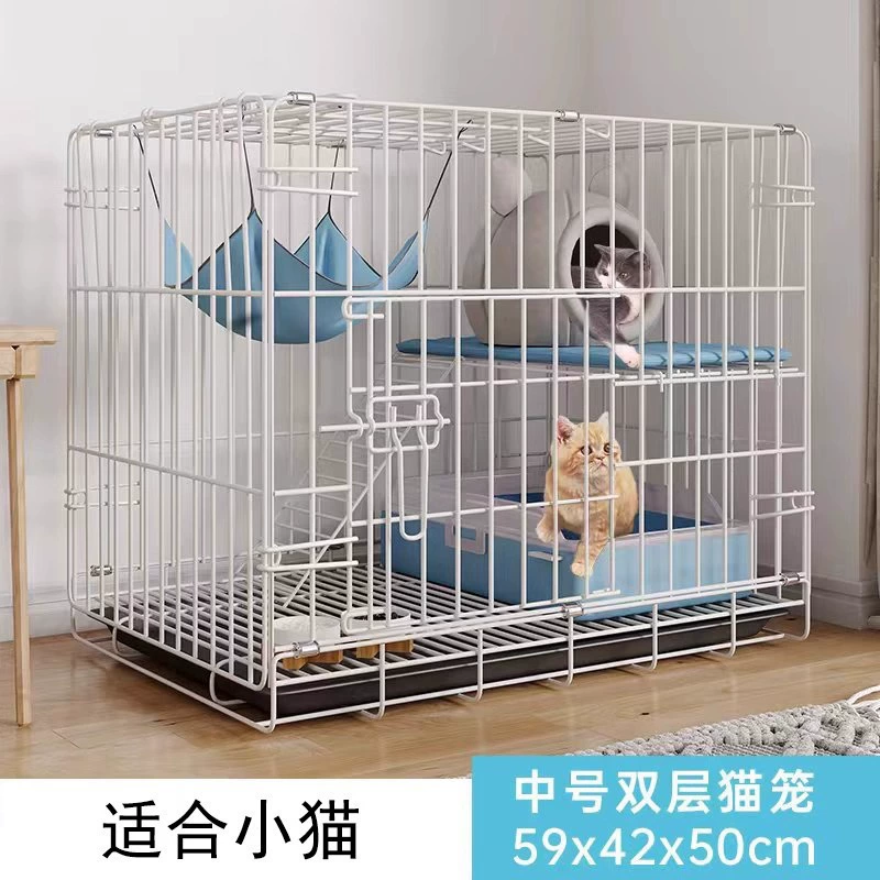Кошачья клетка для помещений четырехуровневая супер большая свободная зона сверх-XL коттедж прочный усиленный домик для кошки клетка