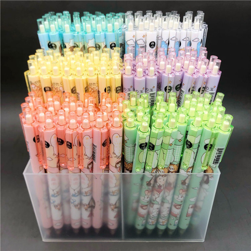 马克笔收纳盒ins简约风六格大容量笔架网三层化妆品口红眉笔盒子