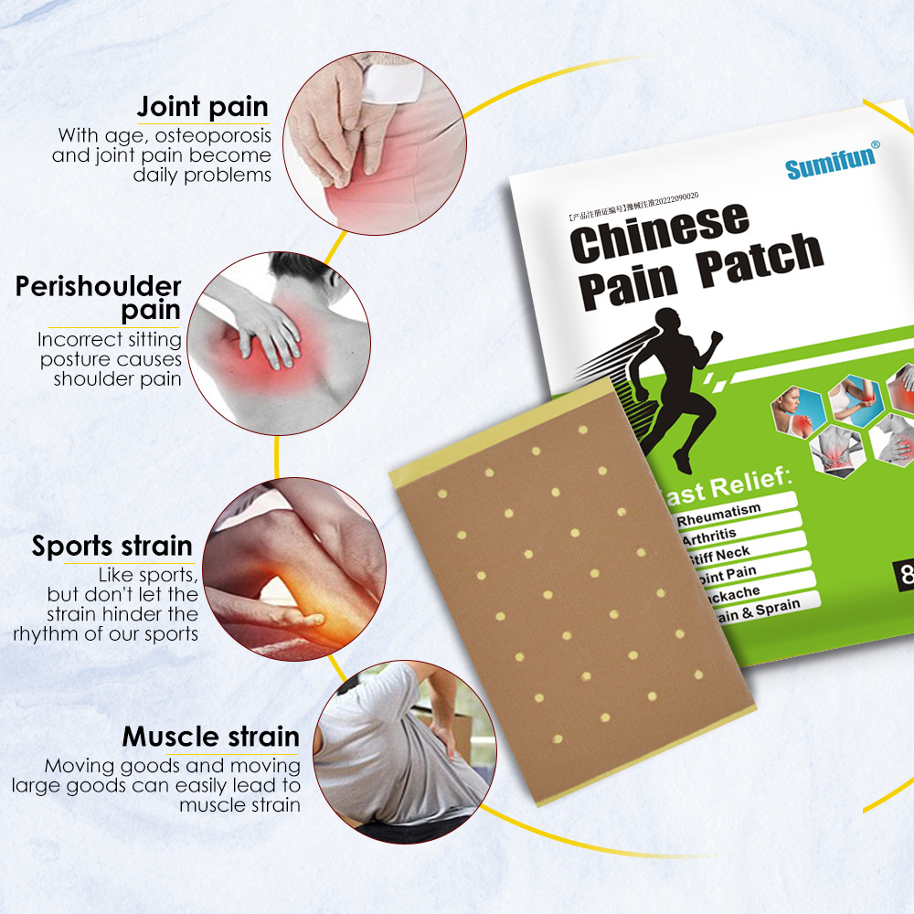 Joom cervical Sumifun and lumbar spine plaster patch 1 pack/8 tablets K01701            K070_voghion.com