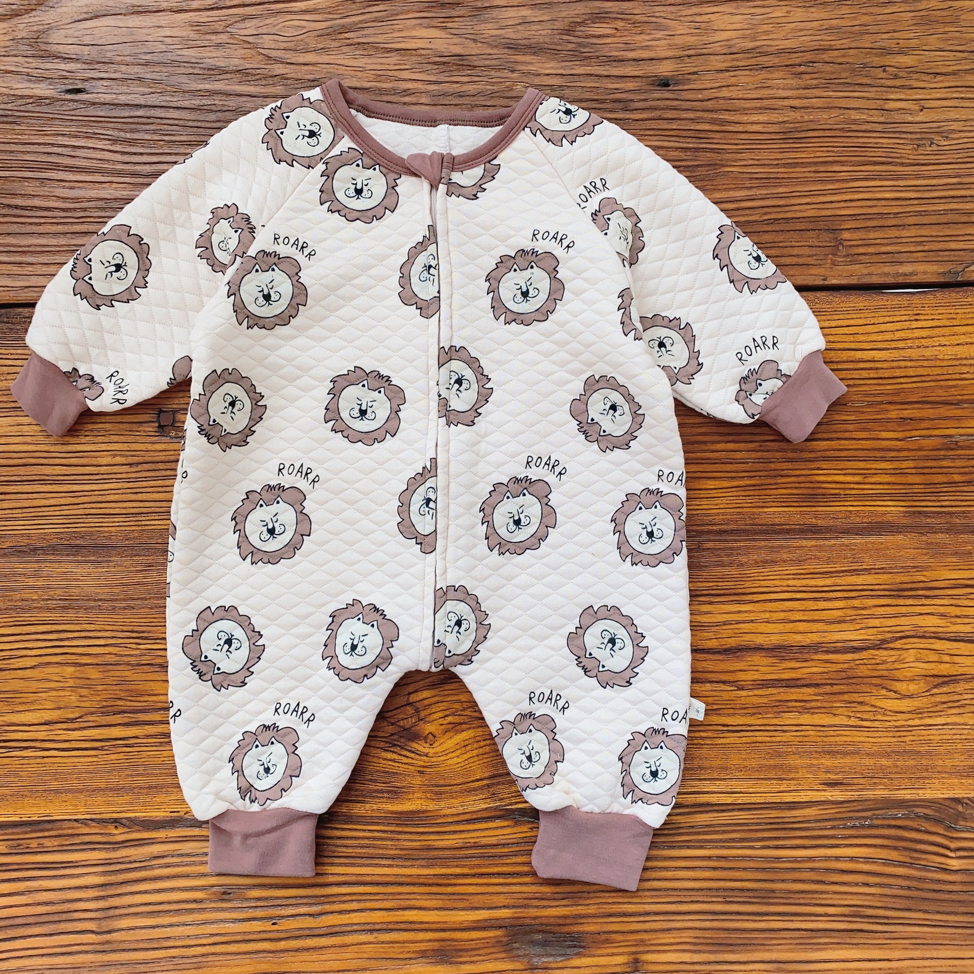 Bebé de invierno de manga larga saco de dormir estilo coreano ropa para niños funda de bebé mameluco de invierno de una sola pieza bebé saco de dormir