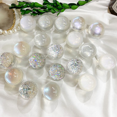 Planet Gradient Glitter Airbag Holder Mobile Phone Sequin Ring Buckle Sticky Foldable Retractable Lazy Ins Style