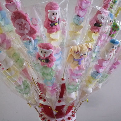 Cotton candy wholesale Cartoon String Sugar-coated haws Soft sweets Lollipop bulk Mixed pack goods in stock