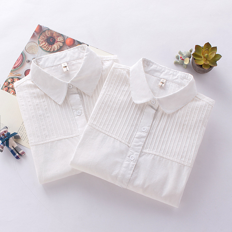 S16104 Summer New Style 2024 Korean Style Women's Short Sleeve White Shirt Company Business Wear Shirt Women's Wholesale