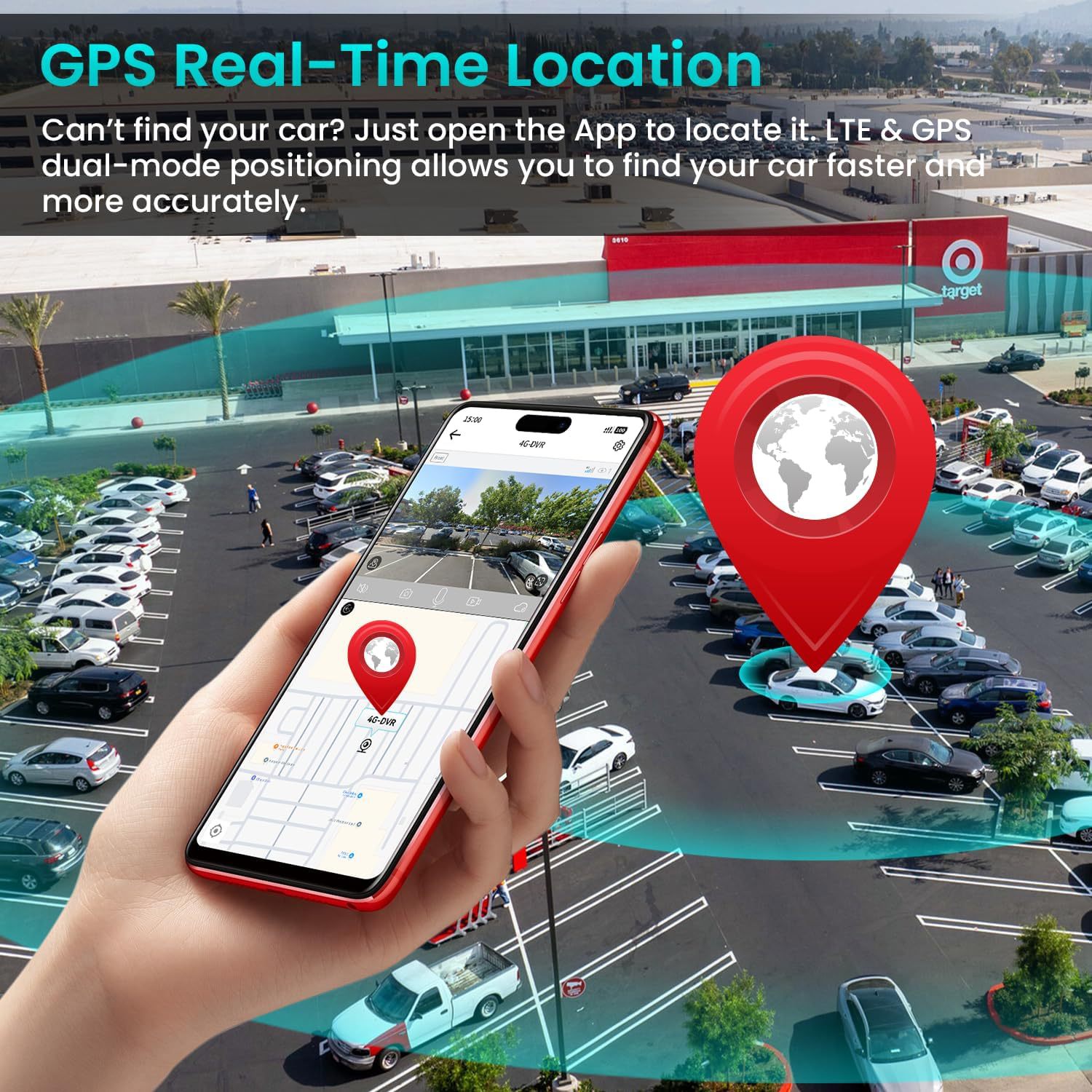 Cross-Border 4g Driving Recorder Remote Real-Time Monitoring Front and Rear Dual Radar Detection Cloud Storage Upload Parking Monitoring