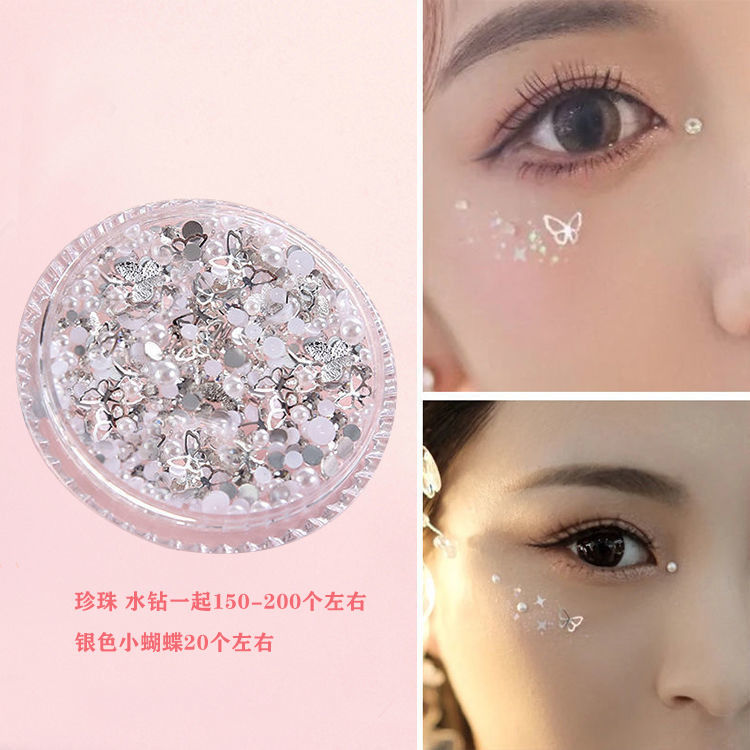 Eye Makeup Stickers for Children's Stage Makeup, Butterfly Flower Accessories, Bridal Makeup, Eye Corner Decoration, Photo Studio Photo Wholesale