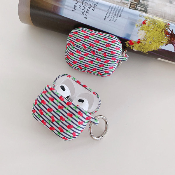 New airpods4 protective cover headphone case Cherry style ins…