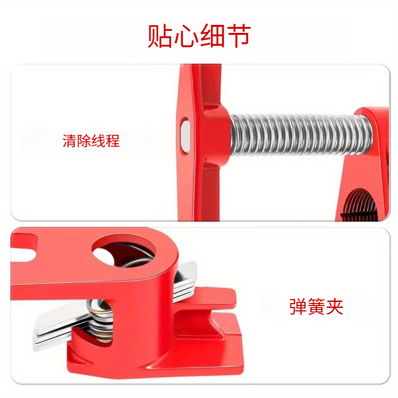 1/2 "3/4" Abrazadera de tubería pesada Juego de abrazadera de tubería encolada de madera, accesorio de conexión de tablero de madera, herramientas manuales de carpintero