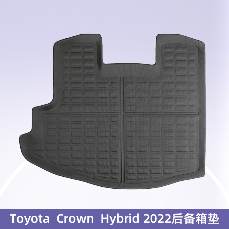 Para Toyota Crown híbrido 2022 timón derecho 3D todo el tiempo material XPE almohadilla de pie de automóvil