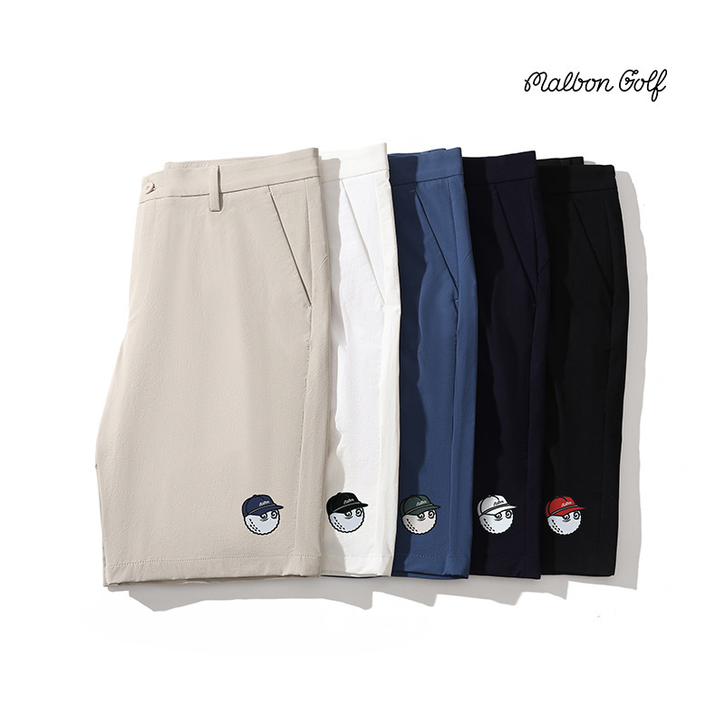 【Cross-Border】M Men's Summer Golf Shorts Woven Stretch Golf Sports Pants # 2501