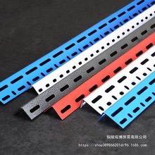 鸿达角钢货架万能三角钢条自己组装花支架子铁攒单置物架螺丝