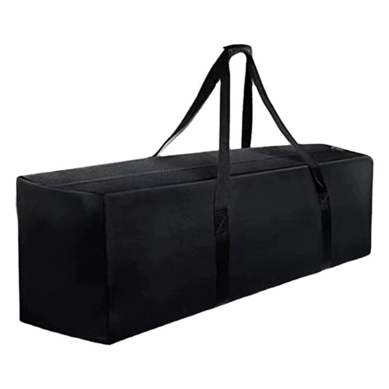 Водонепроницаемая и пыленепроницаемая сумка для хранения на открытом воздухе, непромокаемая ткань Оксфорд 210D, черная сумка-органайзер для пикника, портативная и прочная.