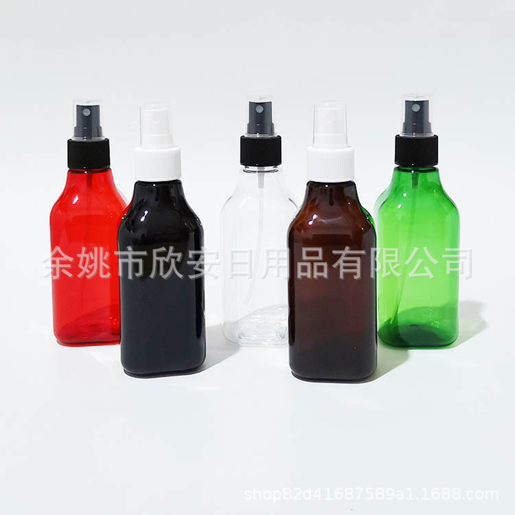 彩色喷雾方瓶200ml香水瓶纯露喷雾瓶200ML酒精喷雾瓶花露水瓶