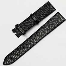 超薄真皮表带蜥蜴纹头层小牛皮防水男表带 18mm20m女款手表链配件