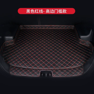 Trunk Mat trunk mat, 22 models, full - high-side-threshold-protection-modelblack-with-red-lines-please-specify-the-car-model-and-year-in-the-comments-default-item