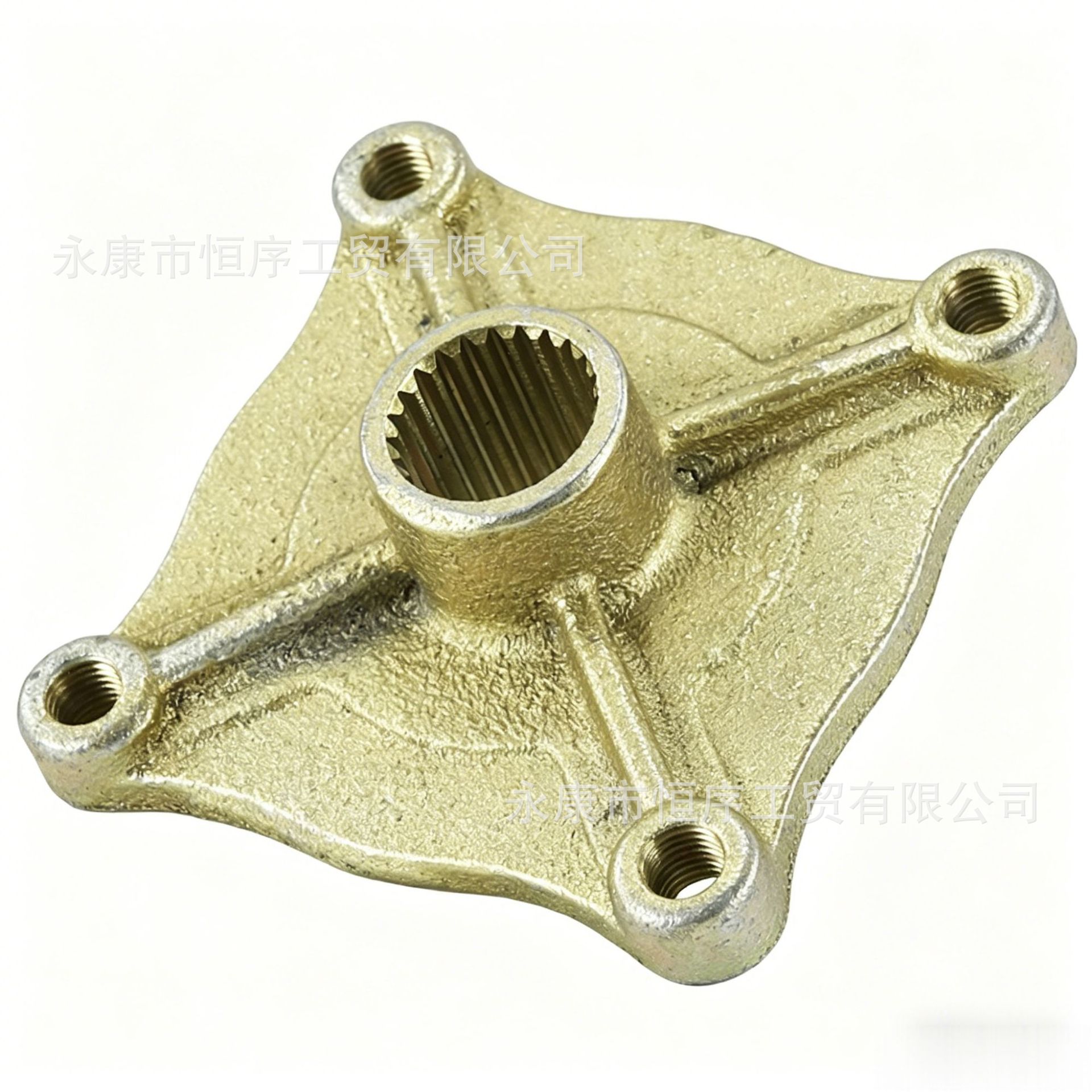 Atv Beach Vehicle Go-Kart Modification Parts Big Bull Flange Rotating Unit Steering Knuckle 4-Hole Wheel Hub Mount