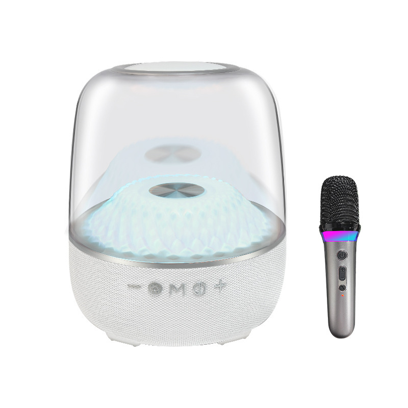 華強北瑠璃4 bluetooth音響ハイパワーサブウーファー無線k歌屋外携帯七色灯bluetoothスピーカー|undefined