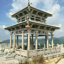 石雕欧式凉亭铁艺帽户外休闲石亭小区别墅庭院摆件欧式庭院摆件