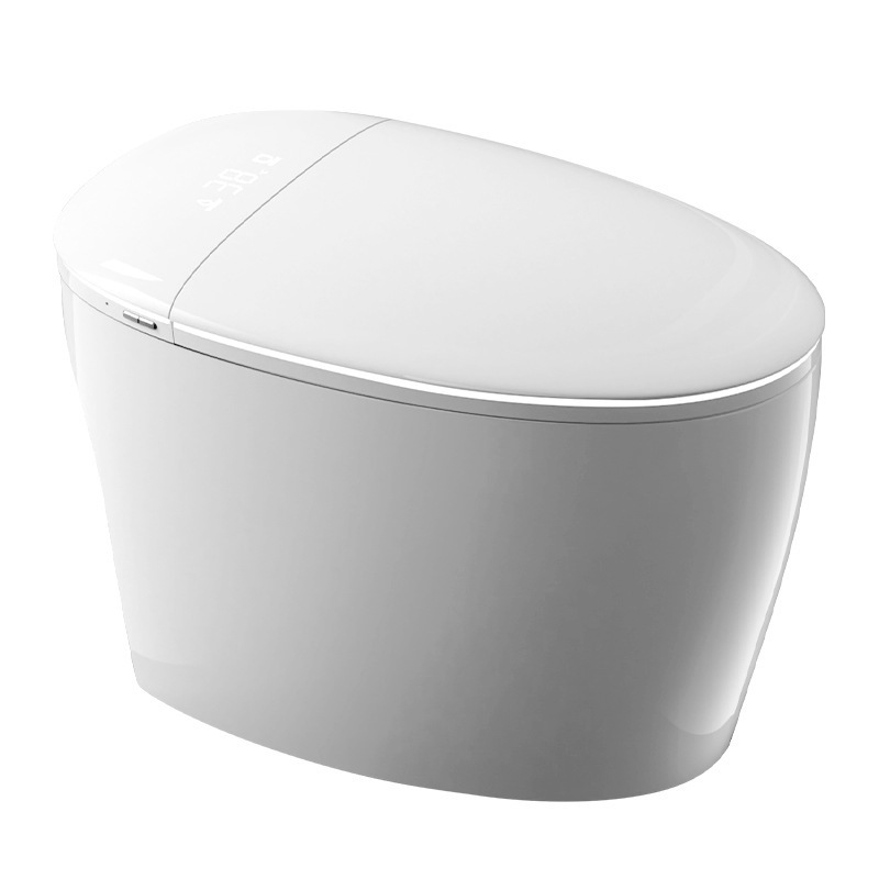 新型卵型知能便器家庭用一体式便器の無水圧力制限サイフォン内蔵泡シールド殺菌|undefined