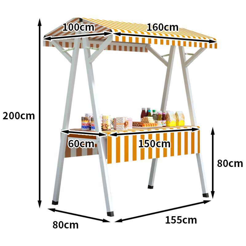 1.6 플러스 휠(테이블보 포함) - 줄무늬 진한 노란색