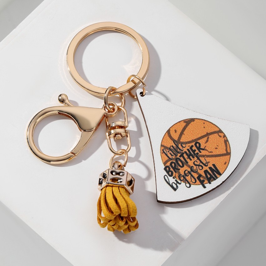 Décontractée Lettre Balle Bois Unisexe Porte-Clés display picture 15