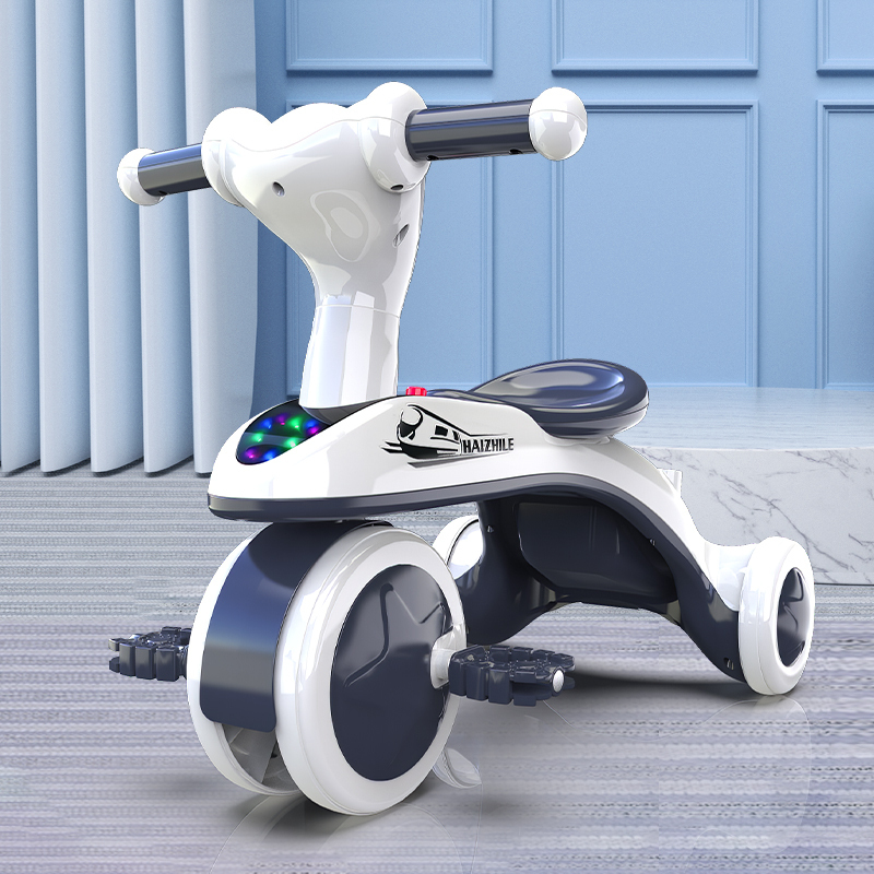 Children's Tricycle, Anti-Fall, Anti-Rollover, Multi-Functional, with Lights and Music, Children's Pedal Bike, Children's Tricycle