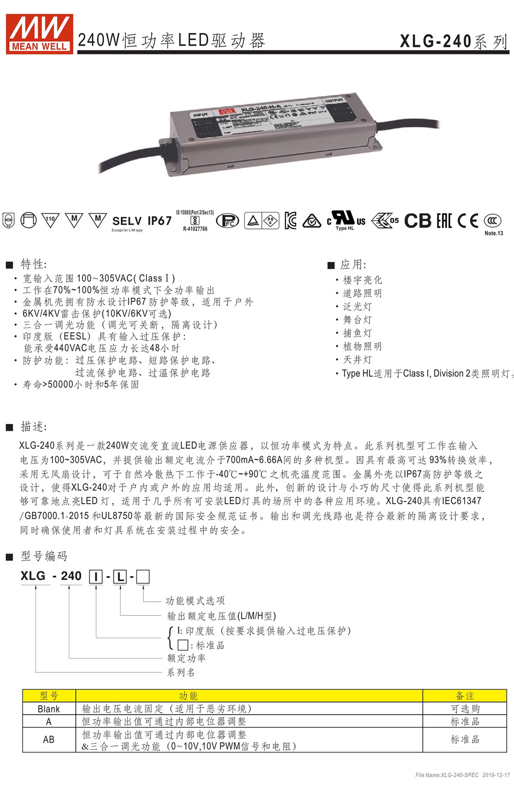 Title 2, Driver LED Esterno Impermeabile Potenza Costant...