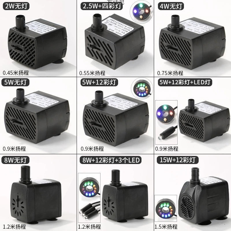 Погружной насос 220v домашний аквариум небольшой насос для перекачки скала проточная вода насос бонсай черепаха циркуляционный водный ландшафт оптом