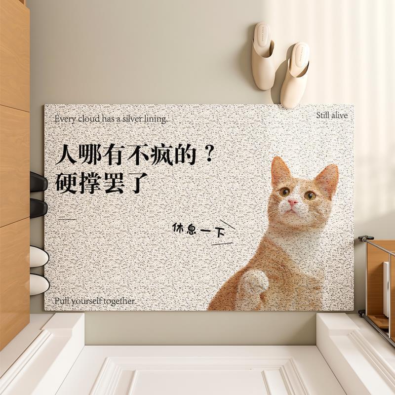 お笑い創意ペットが家に入るじゅうたんが生きて帰ってきたら、家庭の入り口に入る滑り止めのドアマットを敷くことができる|undefined