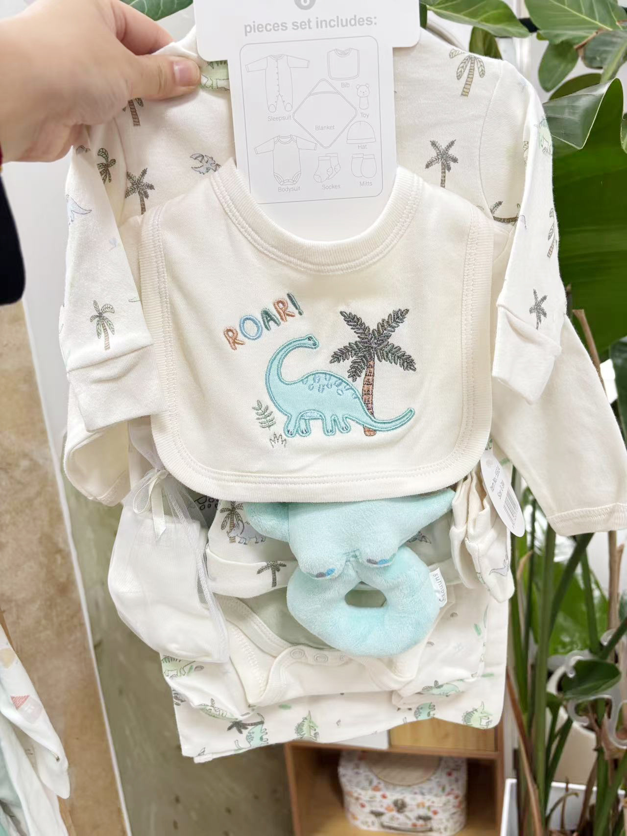 Algodón transfronterizo para bebés y niños pequeños 8 piezas de ropa de escalada unida 0 - 1 años de edad nuevo bebé conjunto de ropa infantil multi-pieza