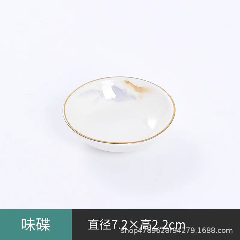 高級軽量高級ニューチャイナスタイル五つ星ホテルボーンチャイナテーブル装飾食器レストランクラブ業務用陶器|undefined